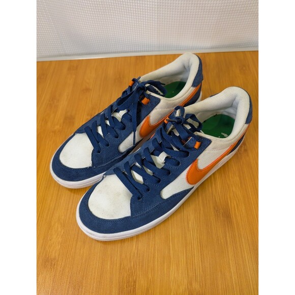 Size 8.5 Men\'s - Nike Adversary Premium SB Navy Safety Orange EU 42 (T11) main image 7